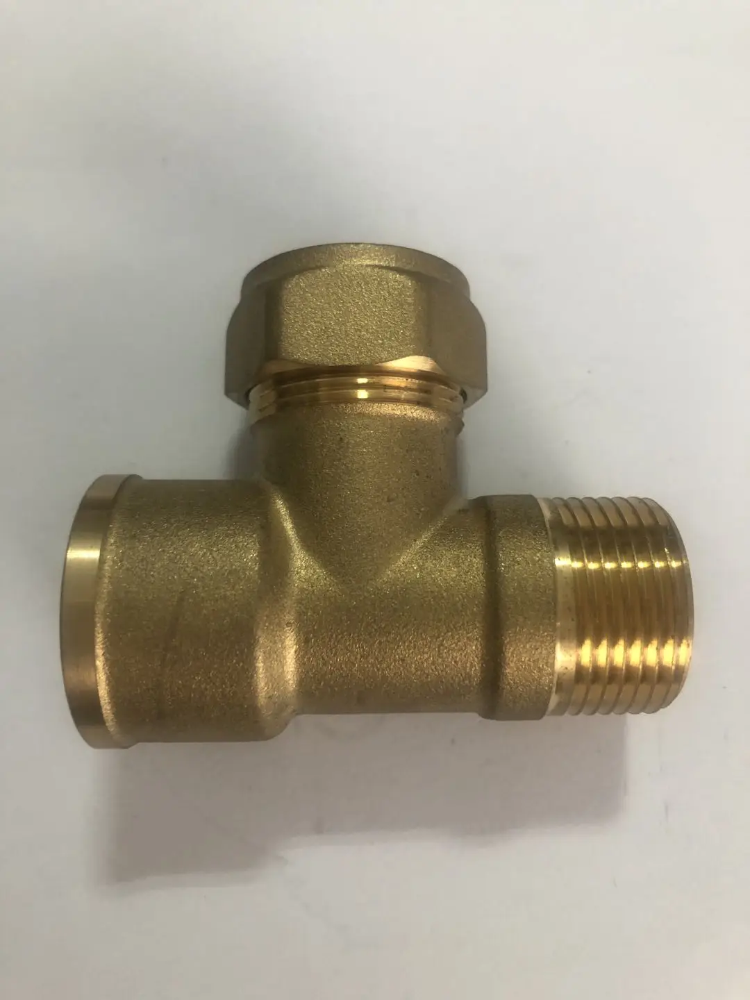 S650 Brass connex tee BSP threaded pipe copper Fittings