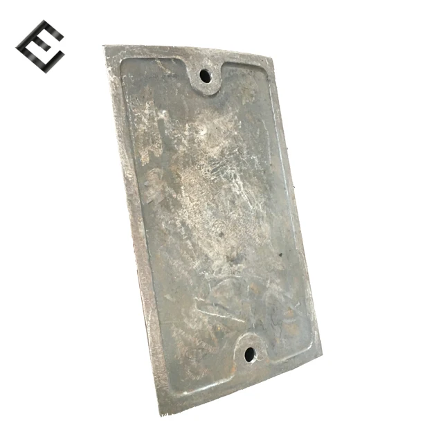 High Manganese Steel Mill Liner Plate Spare Ball Mill Parts