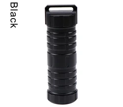 New CNC Aluminum Alloy Metal Outdoor Camping EDC Survival Sealed Waterproof Pill Bottle