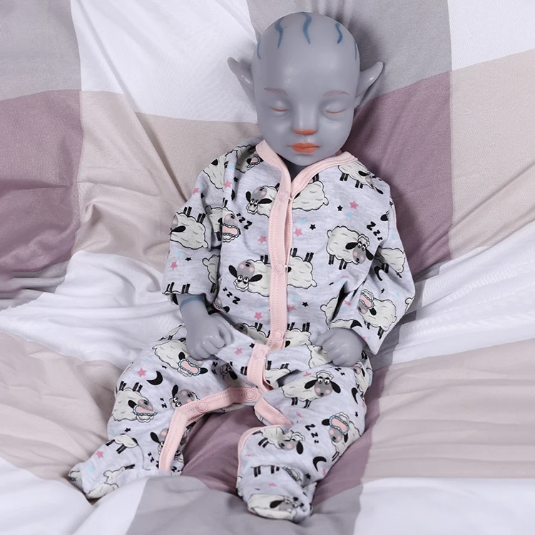 Куклы reborn силиконовые всего тела инопланетный Аватар милые куклы baby без волос