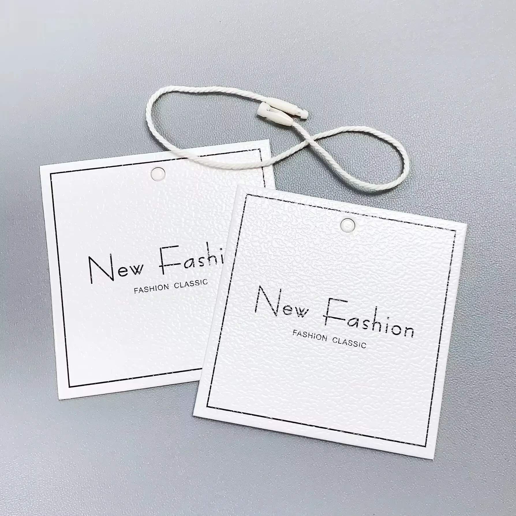 Eco--Friendly Custom Clothing Tags for Handmade Items Personalized High Quality Fashion Garment Labels Hang Tags with Logo