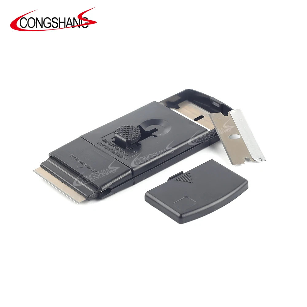 Single Edged Blade Cleaning Scraper with 2 Blades Mini Razor scraper