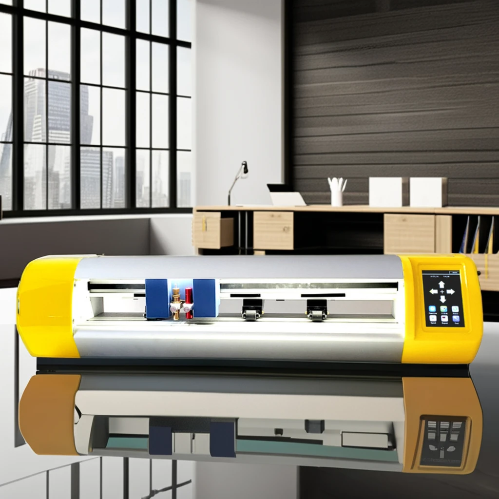 Bascocut Factory Mini Vinyl Sticker Cutting Plotter with Auto Contour Camera Sensors Equipped with Signmaster Software