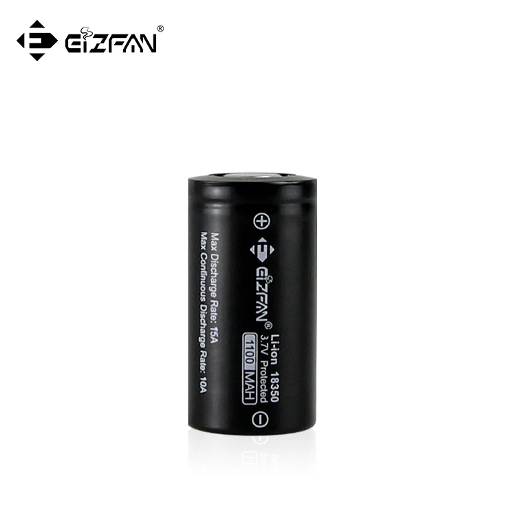 Electric motorcycle bikes battery sets remote control lithium Eizfan18350 1100mAh 3.7V Battery