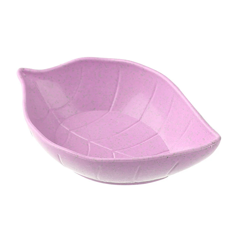 Wheat Straw Soy Leaf Shape Sauce Dish