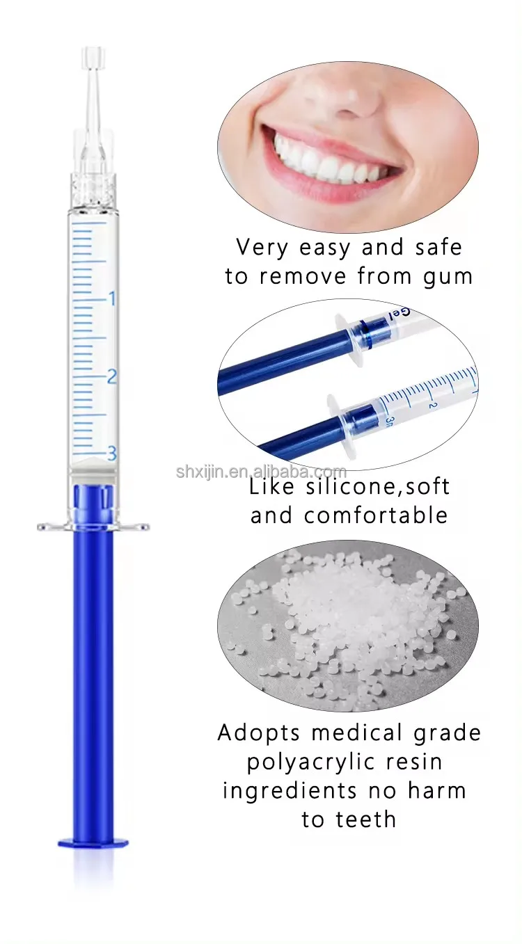 Wholesale Hydrogen Peroxide 16% Hp 24k Gold Teeth Whitening Gel 35% 35 Non Peroxide Whitener Gel Tooth Whitening Gel