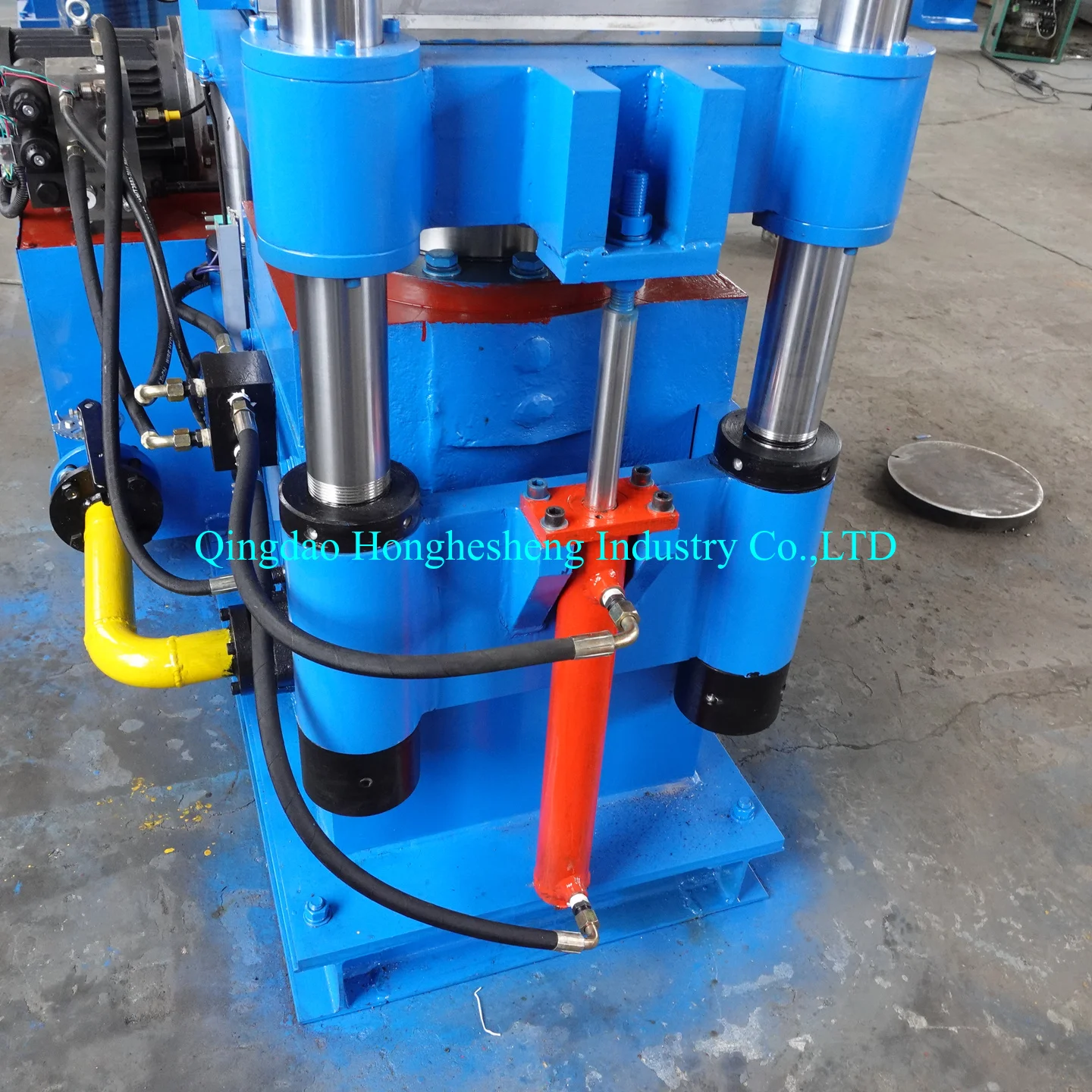 Two-Station Type Hydraulic Plate Rubber Vulcanizing Press Machine for Ceramic Brake Pad Production