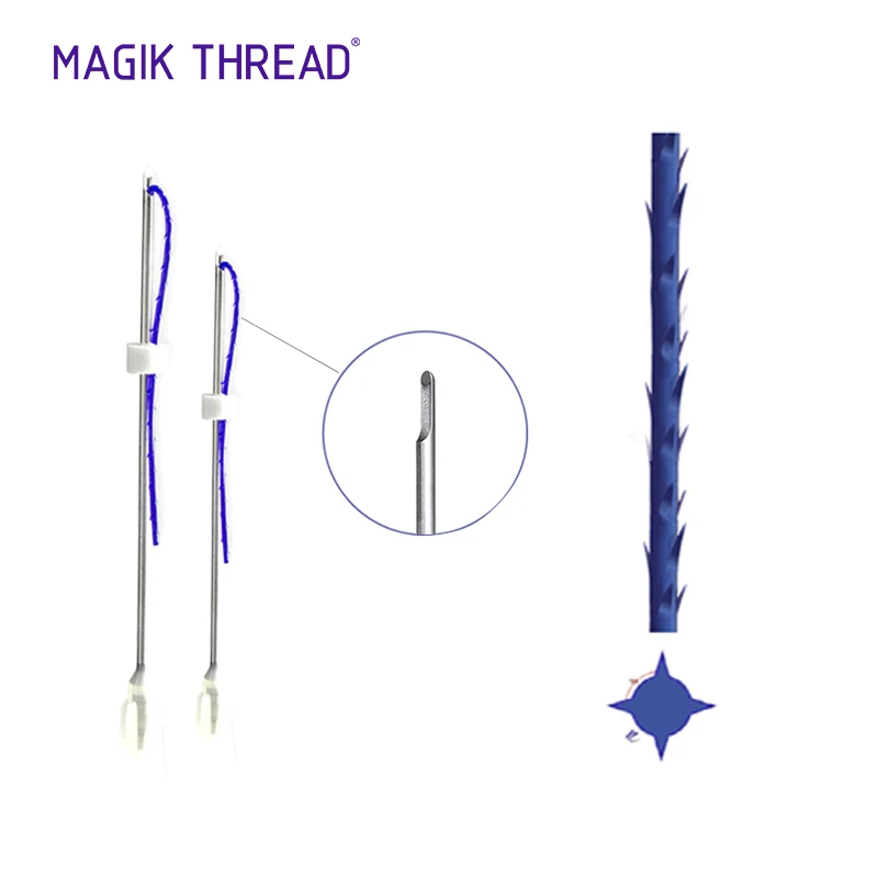 CE certificate Mono Blunt 30G 25MM lifting thread face lift 4d for eye bags