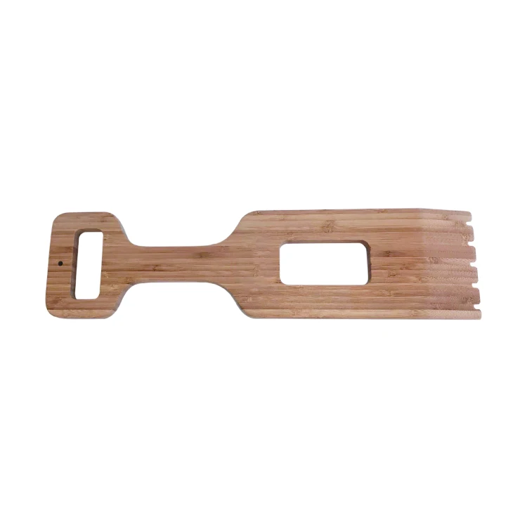 
Custom Wooden BBQ Grill Cleaning Scraper for outdoor camping 