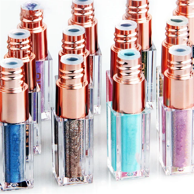 Akiaco Professional OEM Factory Of High Quality Beauty Makeup Custom Liquid Eyeshadow Glitter EyeShadow