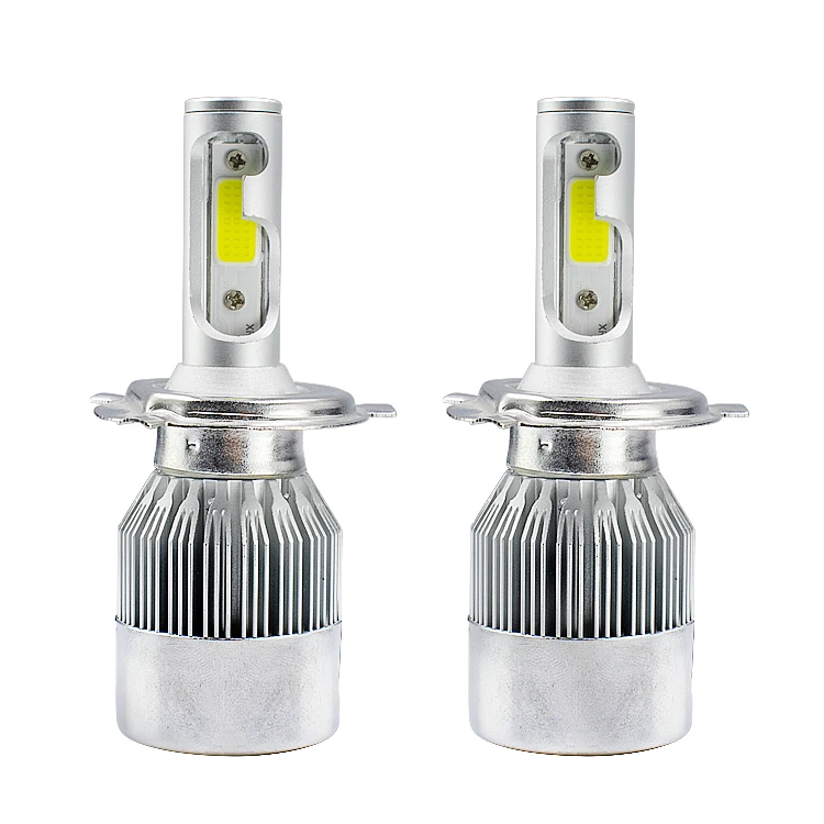Car auto light C6 LED Headlight H1 H3 H7 H4 H11 9005 9006 LED Headlight 36W 72W led headlight bulbs C6