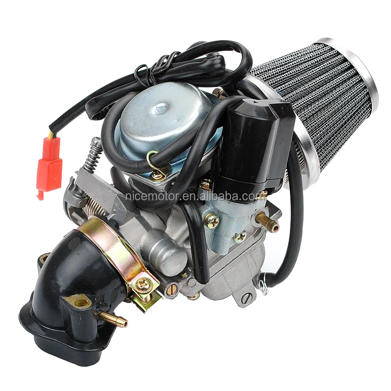 GY6 125-150cc GX150 Carburetor & Air Filter Intake pipe for Go Kart ATV Moped motorcycle Scooter