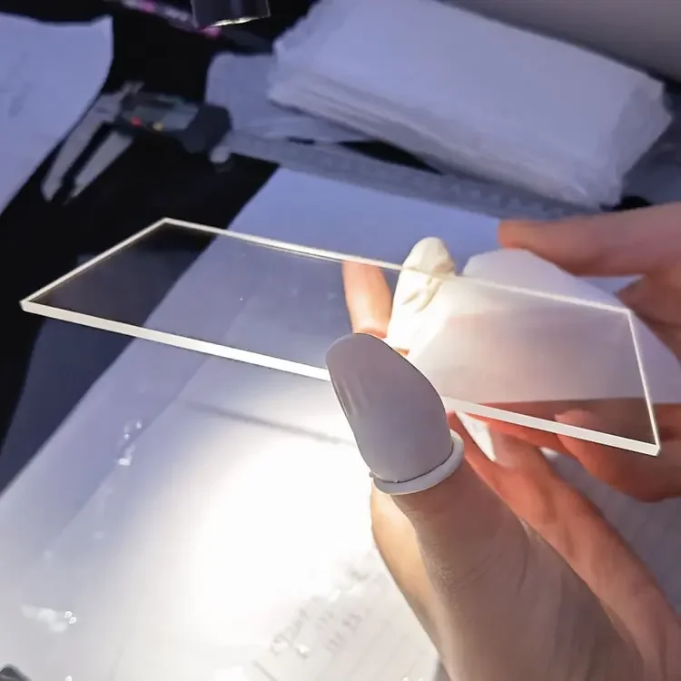 Customized Optical Sapphire Glass 2inch thickness 0.43mm Protective Window Lens