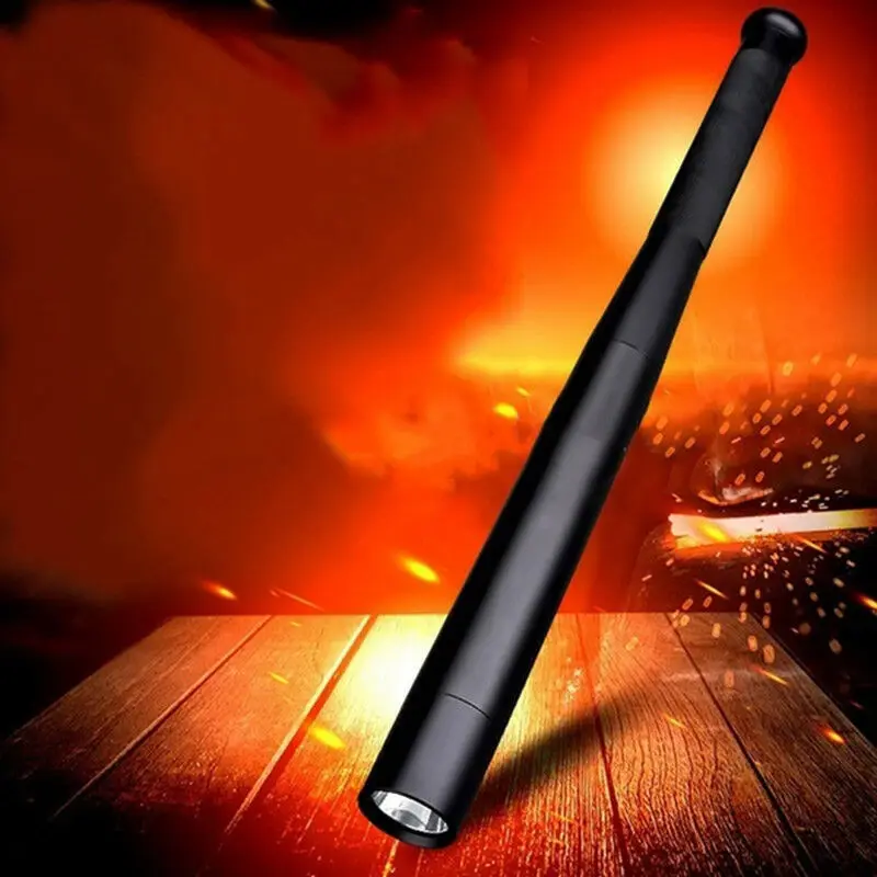 Amazon Top Selling 3 Modes T6 LED Flashlight 36cm Baseball Bat self defense baton Torch Light other camping equipment