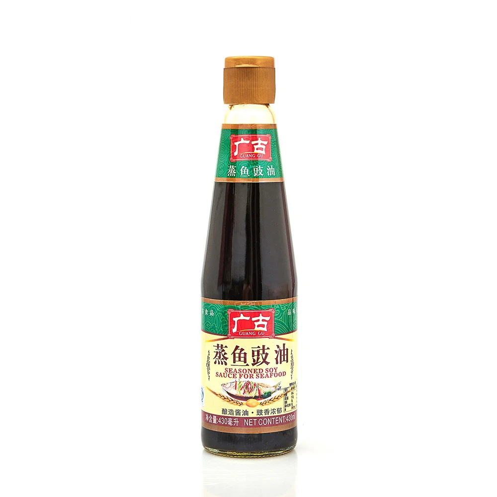 Steamed Fish Marinade Soy Sauce 430ml Naturally Brewed Seasoned Soy Sauce for Seafood Recipe