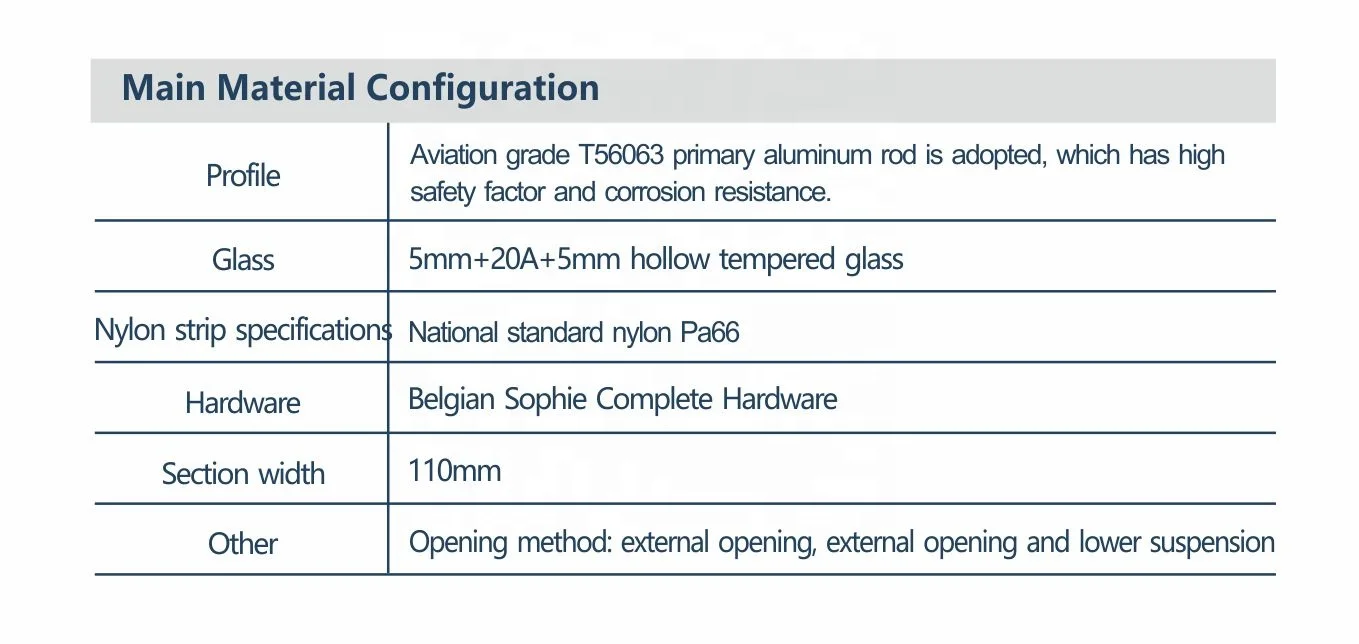 Aluminium Low-E Glass Custom Design Australian Standard Residential French-Style Aluminium Framed Casement Windows Bay windows