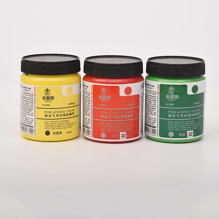 
300ml 42 colors fine acrylic color Artist creation acrylic paint 