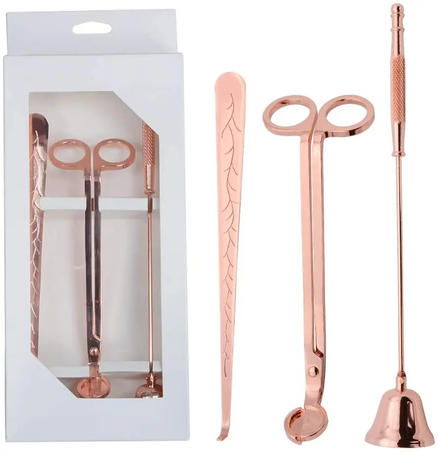 Candle Wick Trimmer Polished Stainless Steel Wick Clipper Cutter Scissors Candle Accessories