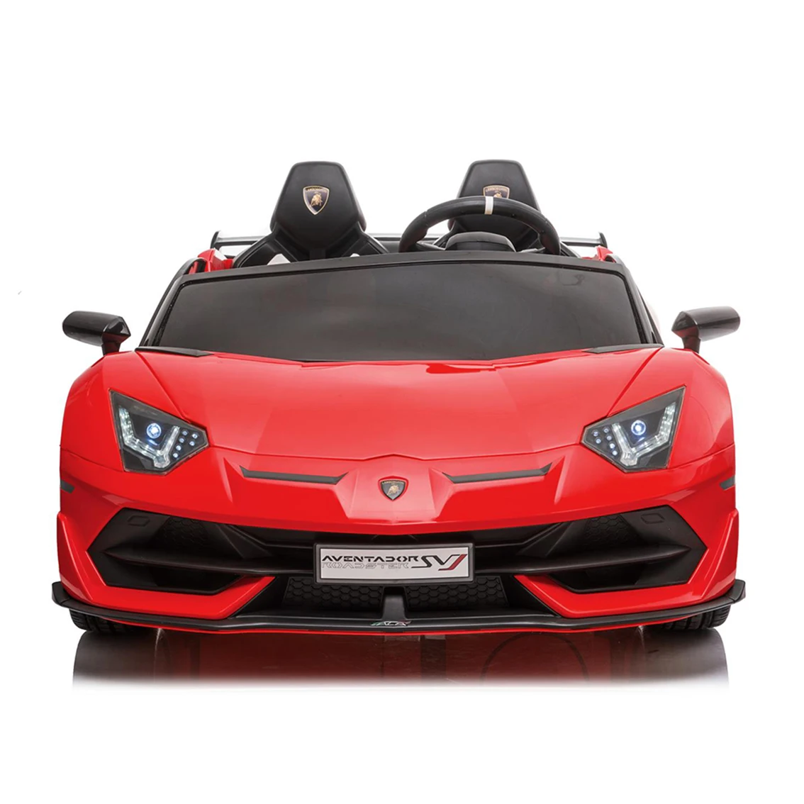 Лицензированный электрический автомобиль Lamborghini чжурный SVJ на два сиденья для детей 3-8