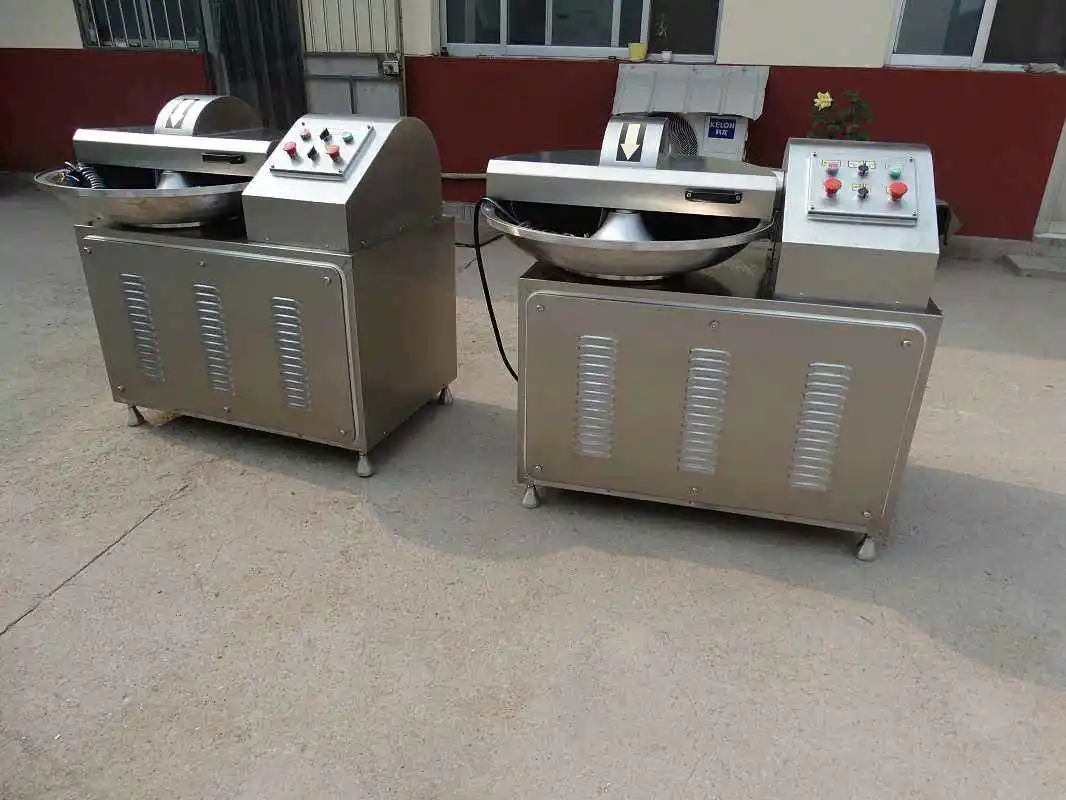 Electric Meat Processing Equipment Small Sausage Meat Vegetable Mincer Silent Bowl Chopper Meat Cutter Machine 20l 70 120 Liter