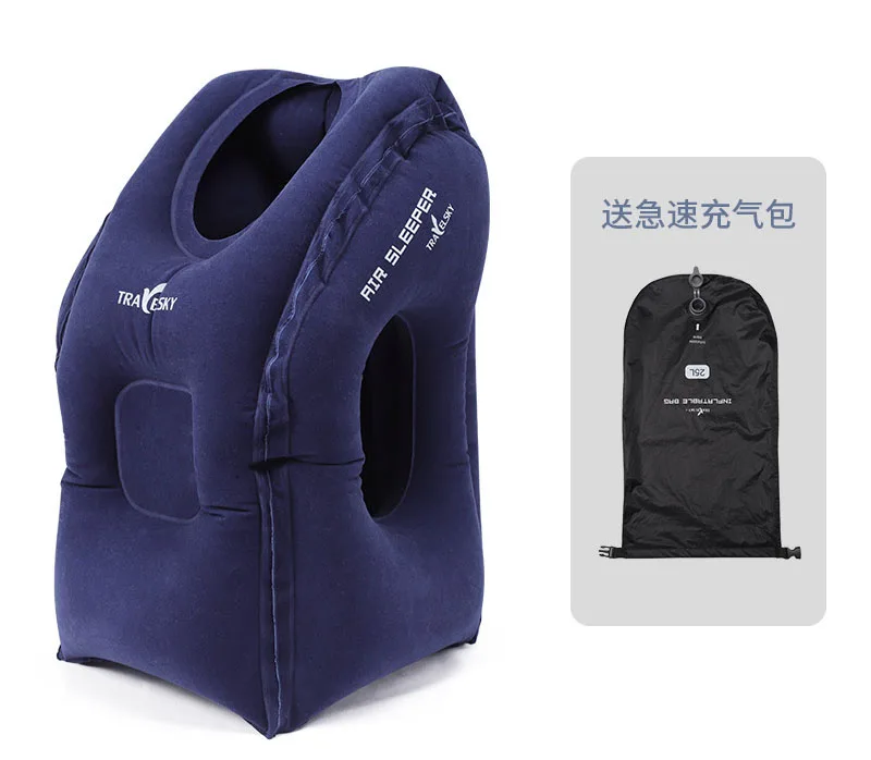 
Rest Headrest Bolster Cuddle air auto Hug Pillow Inflatable Travel chin Support Pillow PVC flocking TPU Head Neck Rest Pillow 