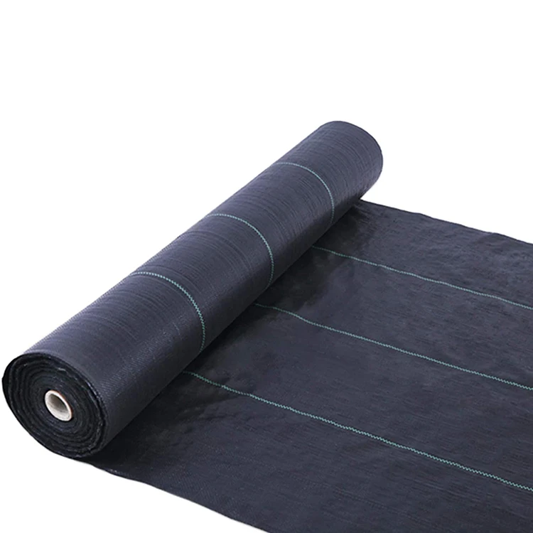 Sulzer looms flat knitted garden ground cover fabric/plastic pp anti weed agro weed control mat