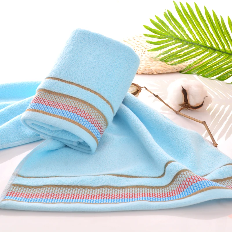 hot sale towel bath 100% cotton towel custom thick and durable salon towel absorbent soft and skin-friendly