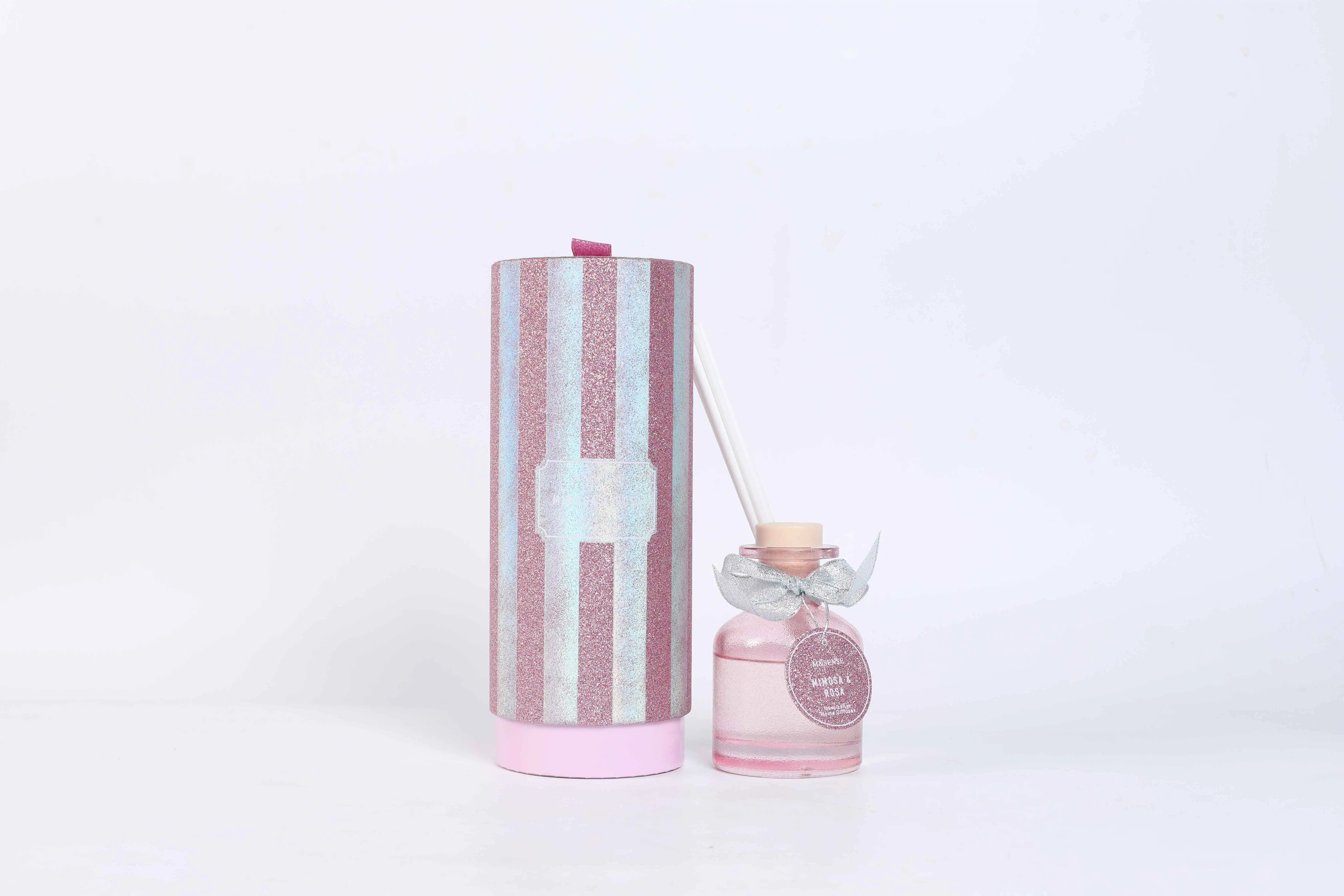 Gift Box Home Decor Luxury Glass Bottle Aroma Oil Base Reed Difuser