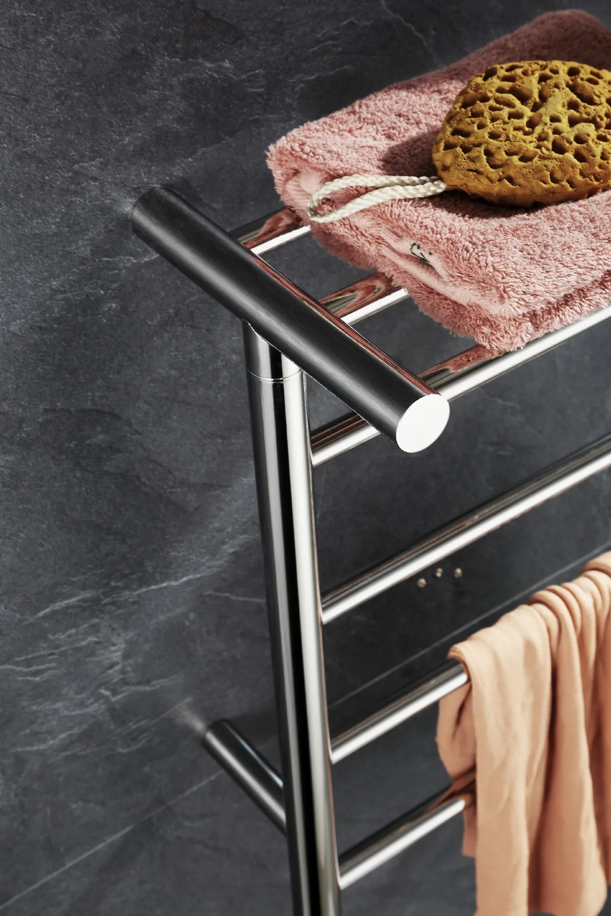 Household bathroom Stainless steel Wall Mounted towel rack constant temperature disinfection heating Towel Rail rack