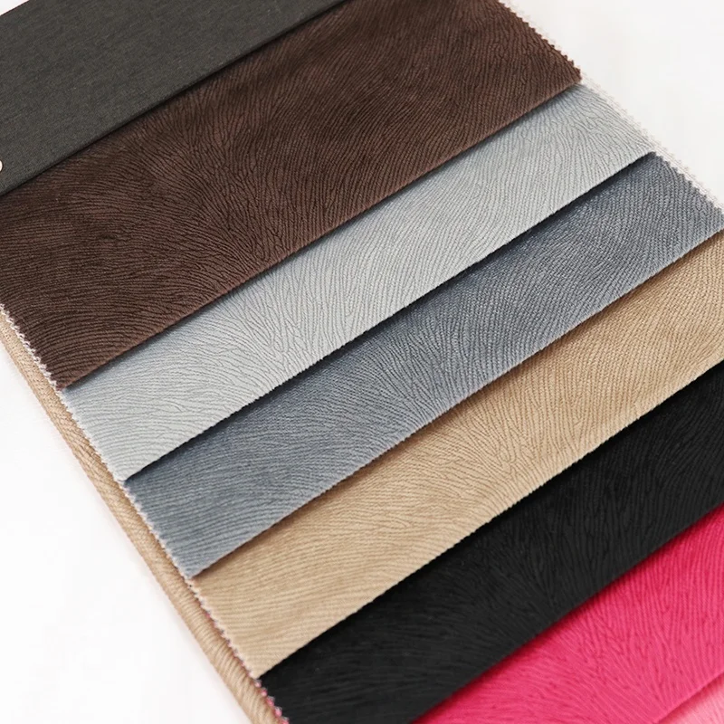 Embossed velvet fabric sofa set cloth fabrics furniture for curtain