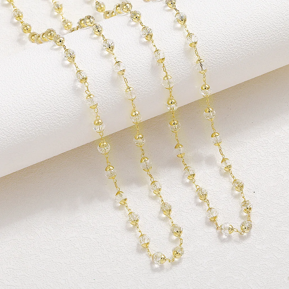 Factory Direct Semi-finished Jewelry Accessories DIY Necklace Bracelet Crystal Chains