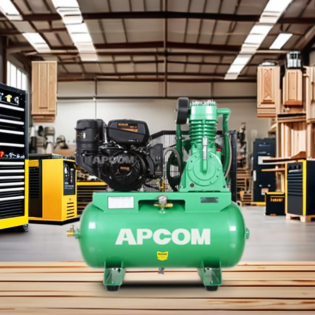 APCOM Engine 4hp 5.5hp 6.5hp 7.5hp 13hp 15hp petrol gasoline air compressor 50L 100L 150L 50 80 100 300 litre air compressors