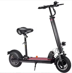 10Inch 500W Foldable Small Lithium Battery Electric Scooter For Adults