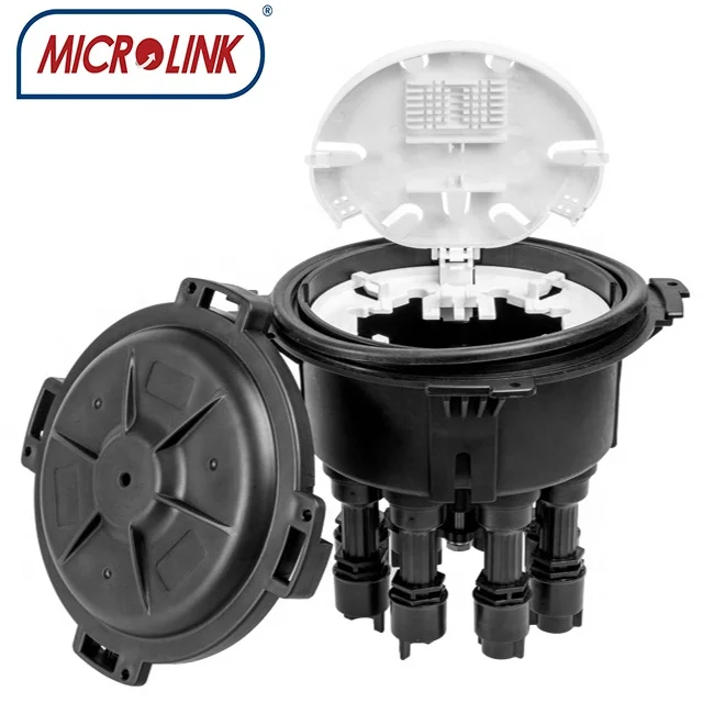 FTTH  IP67 Outdoor 8F Fiber Optical Distribution Nap Box  8C FDB 8 Core FDP Terminal  Box 2in 8out  Dome type Splice Closure