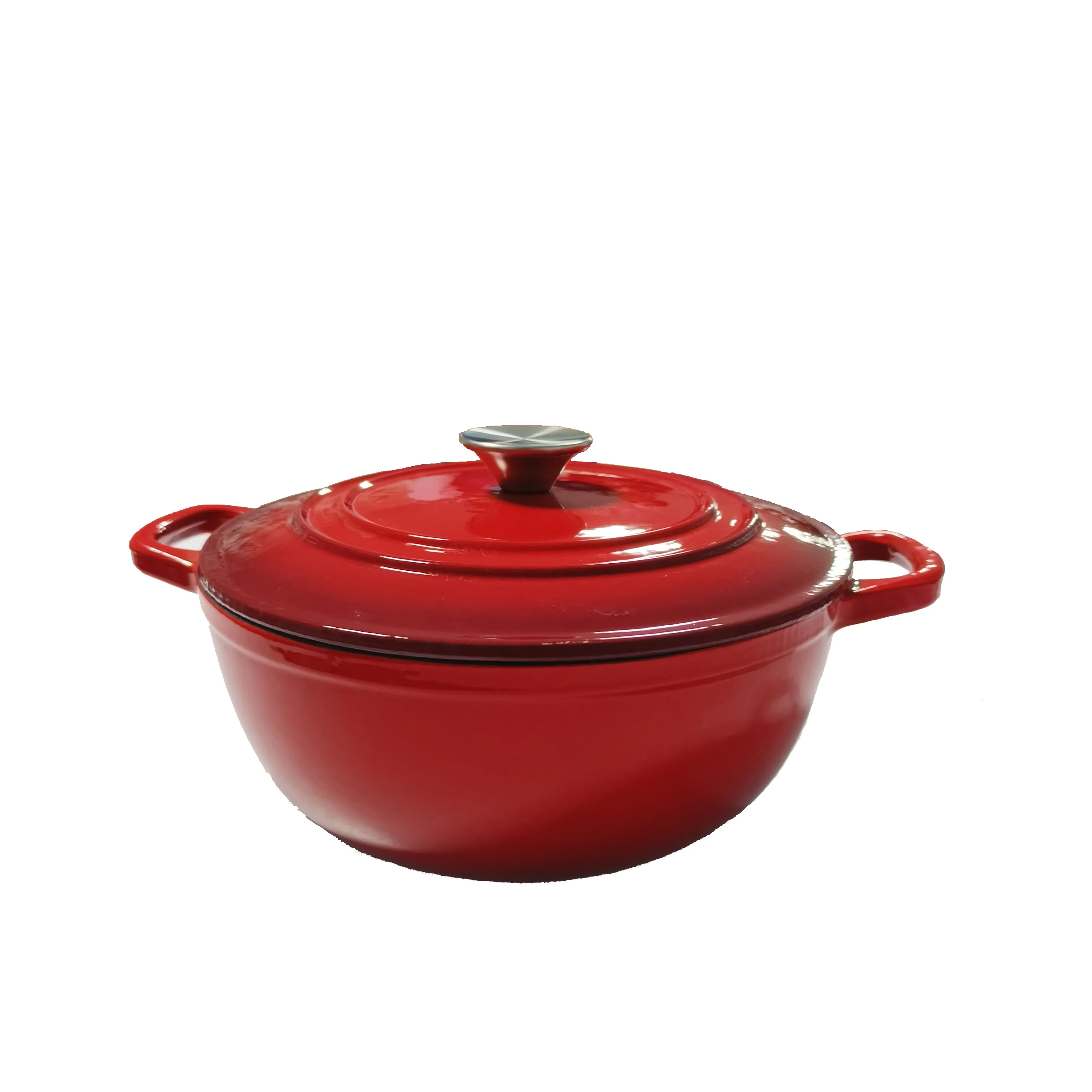 Эмалированная чугунная запеканка, эмалированная кастрюля для супа, антипригарная посуда, Голландская печь, разноцветная