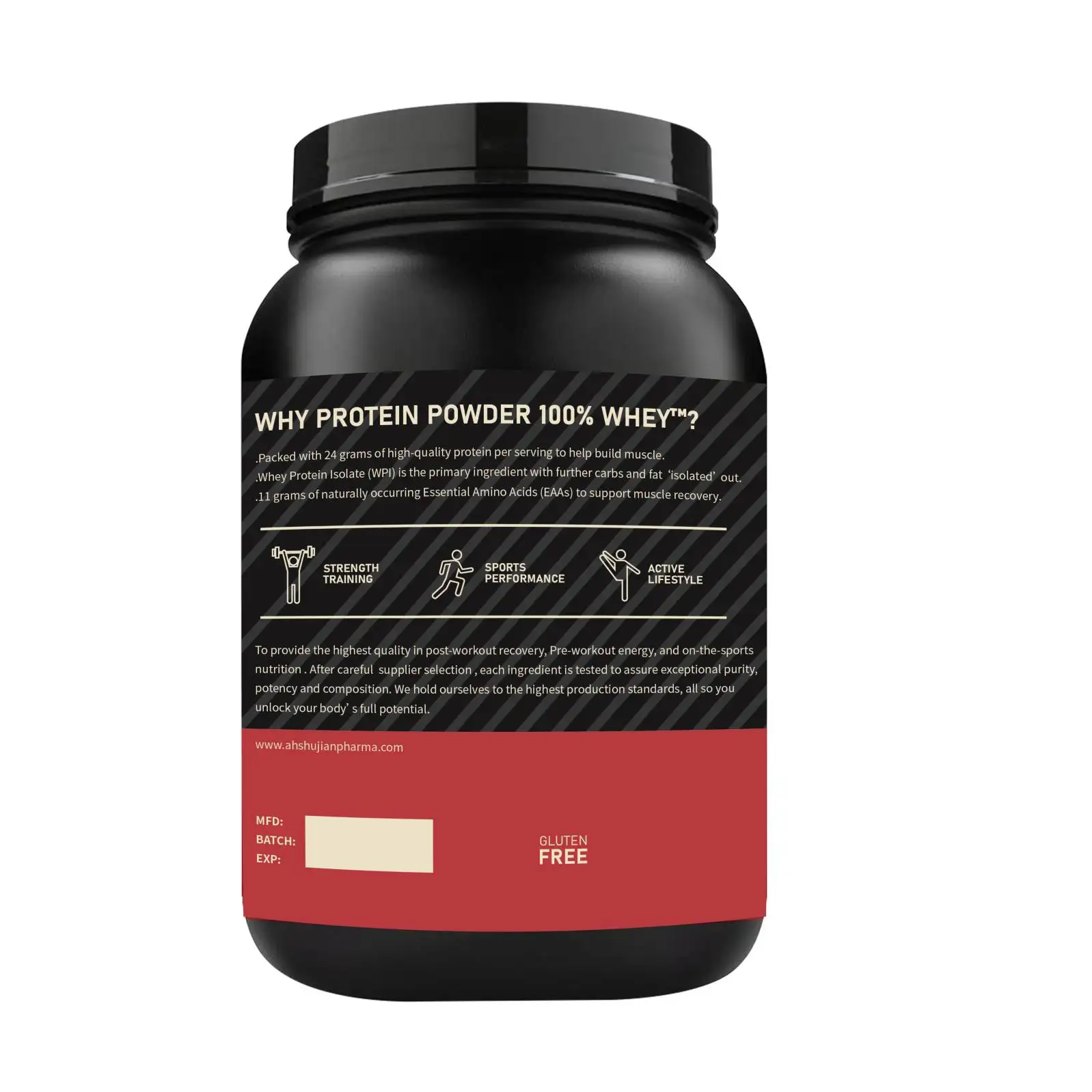 High Quality OEM Double Chocolate 100% Whey Protein Concentrate Separation Gold Standard Sport Best Whey protein Powder