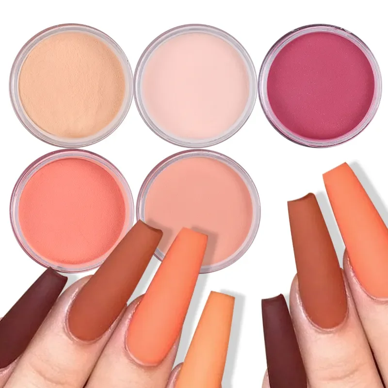 High Quality Nail Powder Bulk Dipping Powder White Pink Clear Extention Nail Acrylic Powder 1 kg