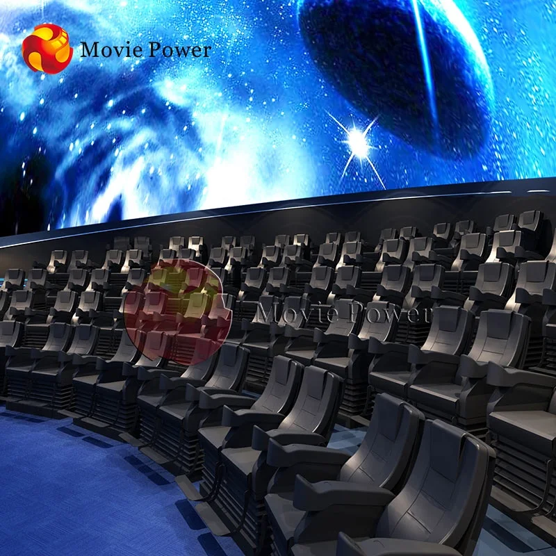  Парк аттракционов полностью захватывающий купол кинотеатр 4d оборудование для