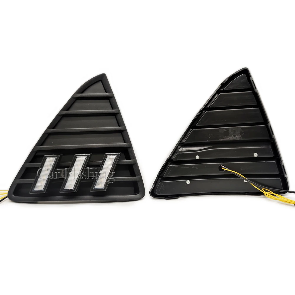 DRL For Ford Focus 3 MK3 2012 2013 2014 DRL Daytime Running Lights LED Daylight Fog lamp waterproof with turn signal