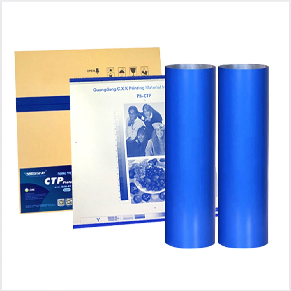CXK-G4 China Printing Plate High Sensitivity Blue Coating Double Layer Coating CTP Plate UV Ink Resisted Plate