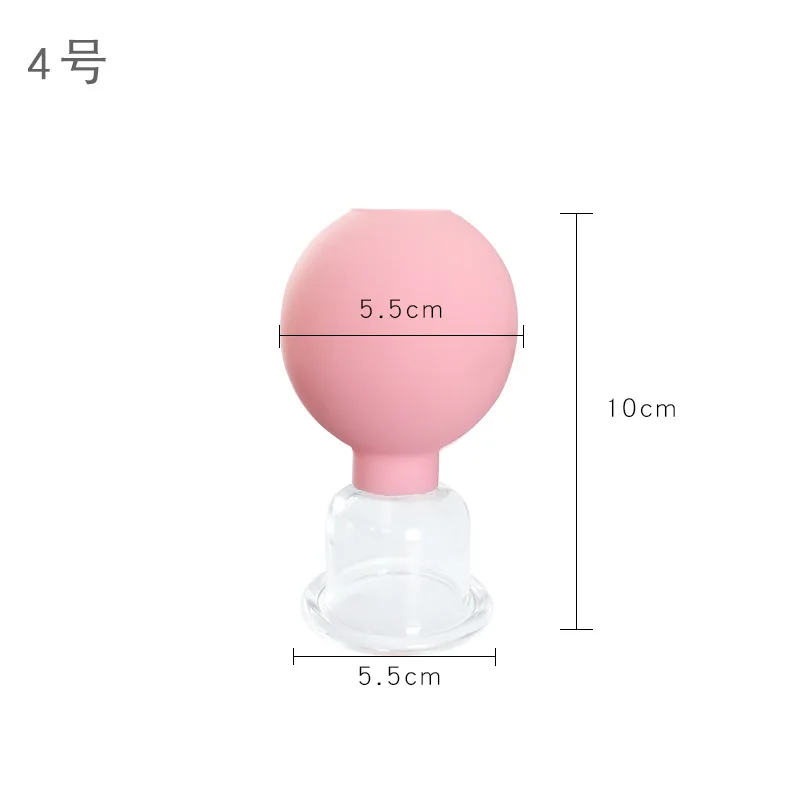 Chinese Factory None Set Face Massage Glass Silicone Cupping