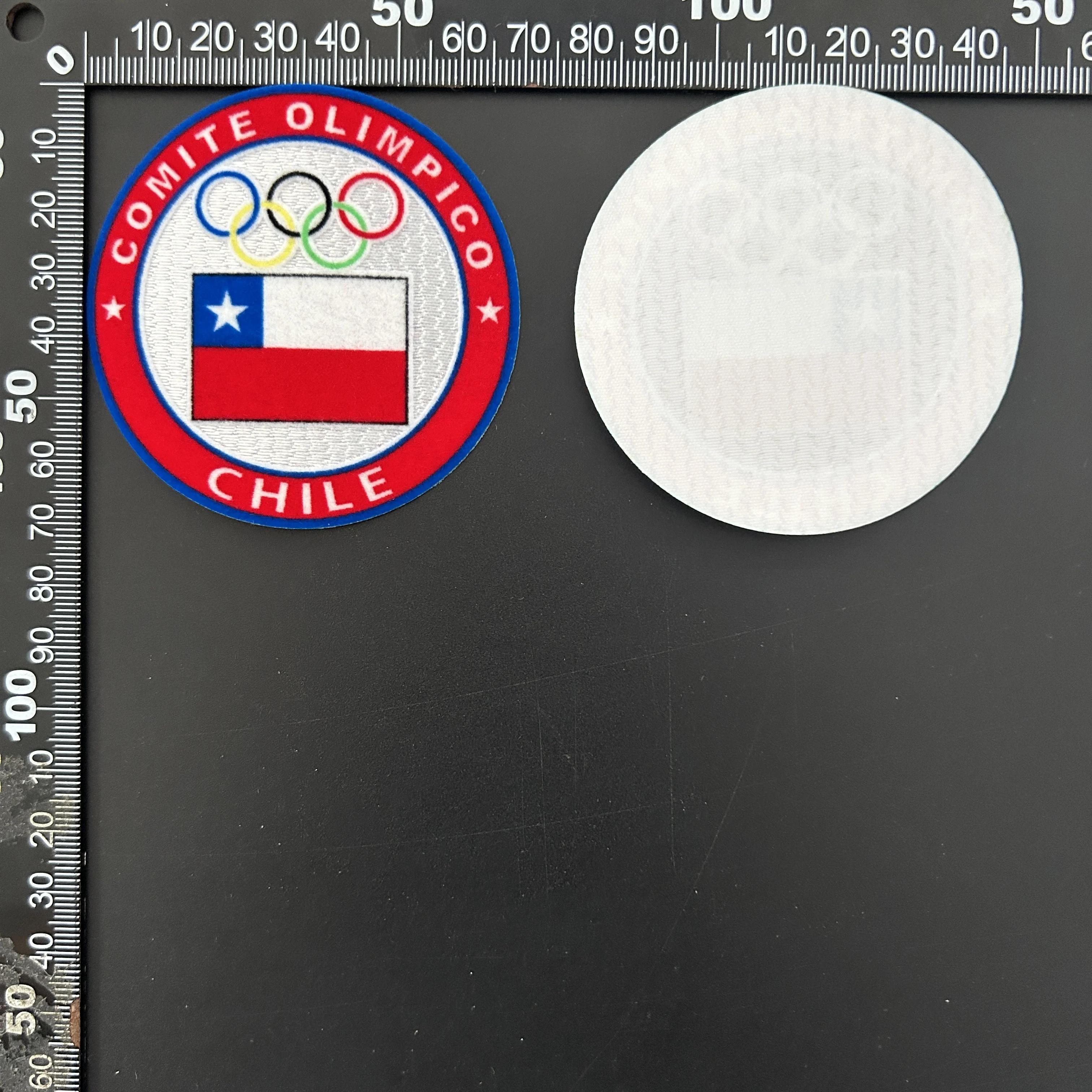 Wholesale Custom Heat Transfer Printing 3d Colorful Sport Club Logo Flocking Patches For Sportswear