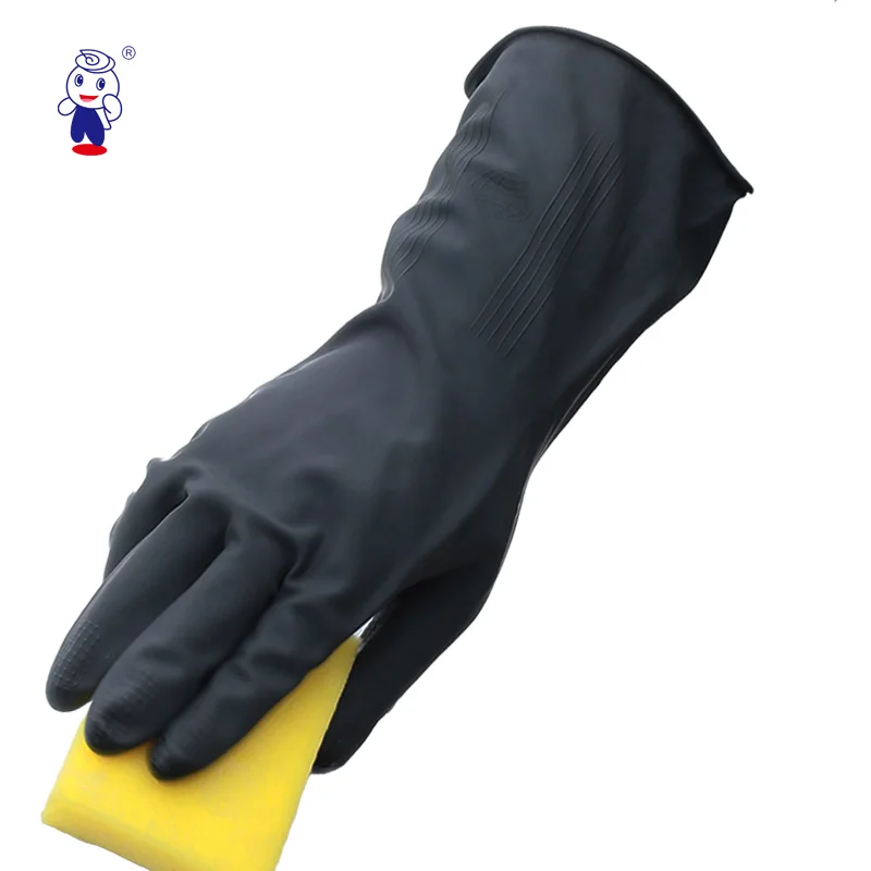100g Latex household glove kitchen yellow gloves cleaning latex manufacturers latex gloves malaysia price