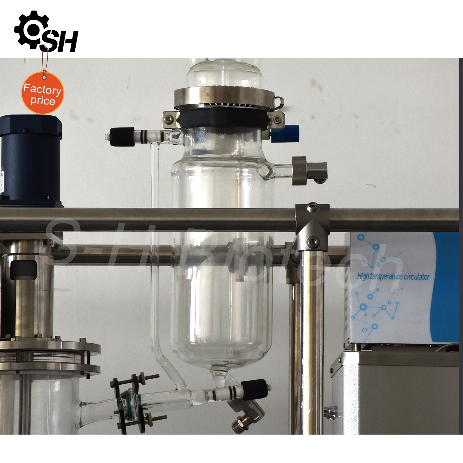 Fish Oil Palm Oil Distillate Distillate Industrial Scale Stainless Steel Wiped Film Molecular Distillation