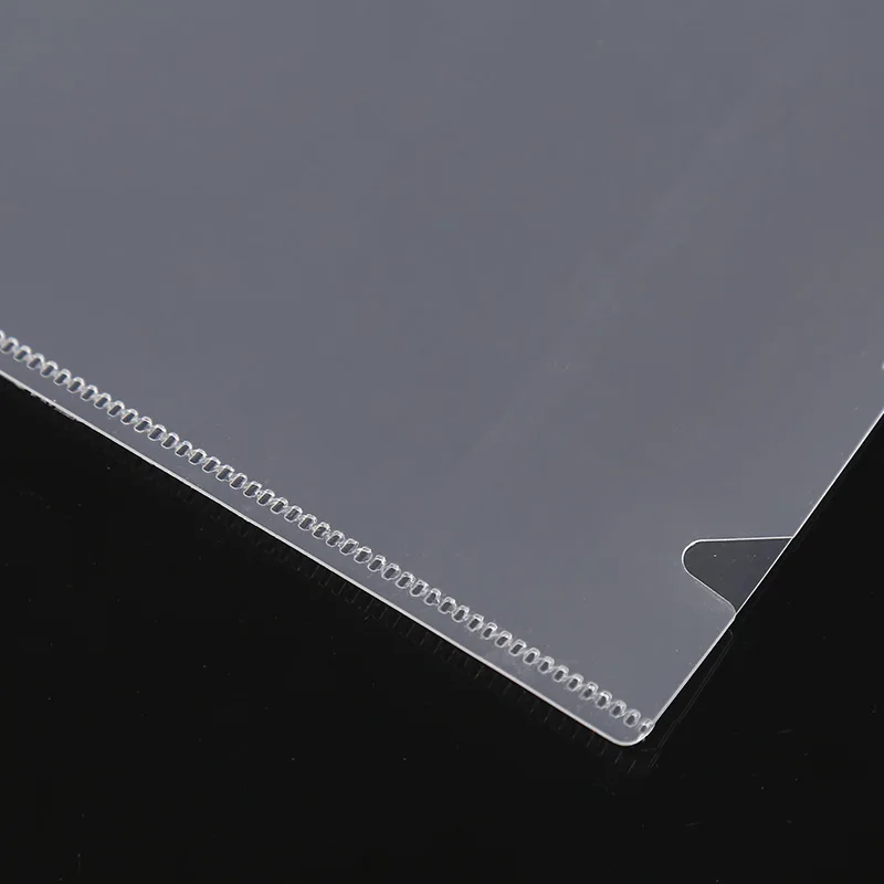 Factory Wholesale Cheap Thicker Office Meeting Letter Report A4 Plastic Cut Flush Transparent Clear L Shape File Folder