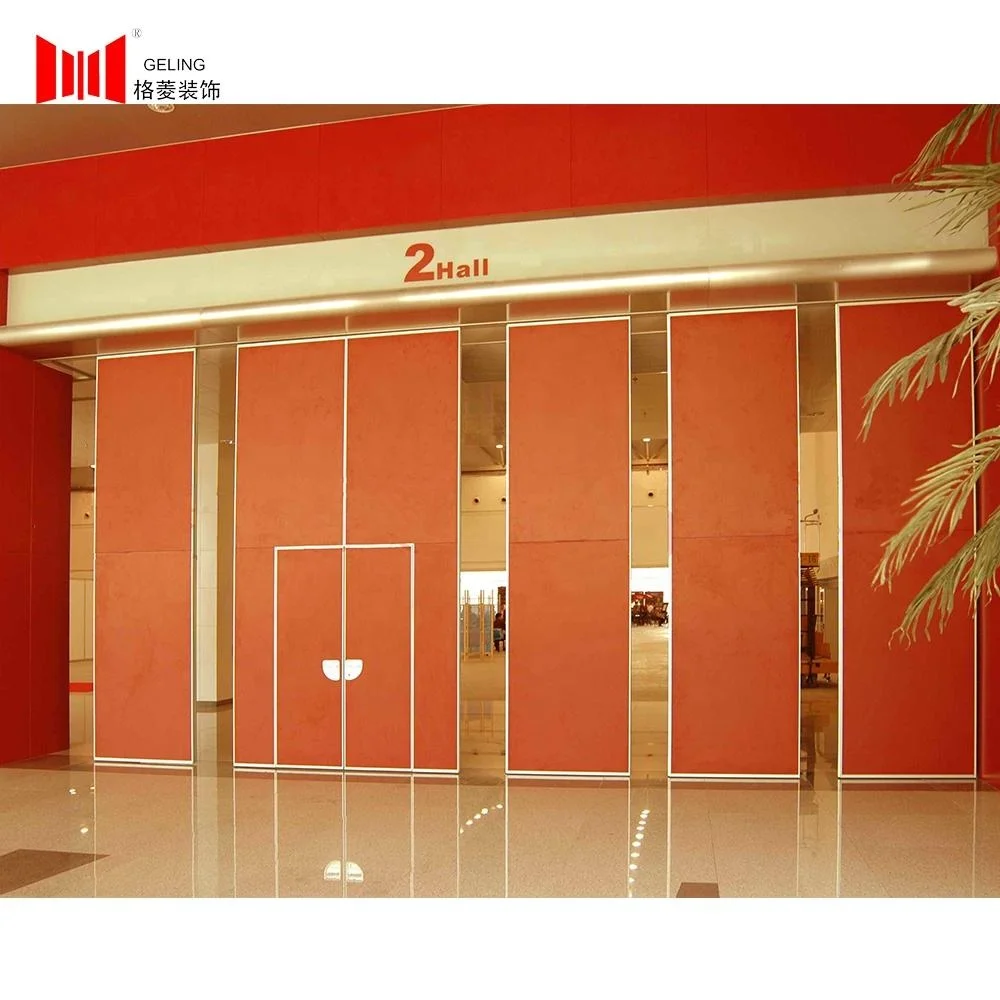 65mm thick cheapest sound proof acoustic mdf surface foldable movable partition wall dealers