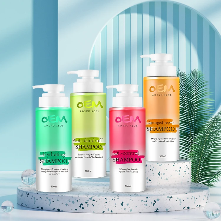 Factory Professional Hair Treatment OEM Shampoo Damaged Hair Repairment Instant Amino Acid Nourish Shine Hair Shampoo