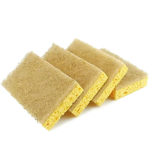New type multiple specifications Absorbent and Soft Naturally Coconut wood pulp sponge