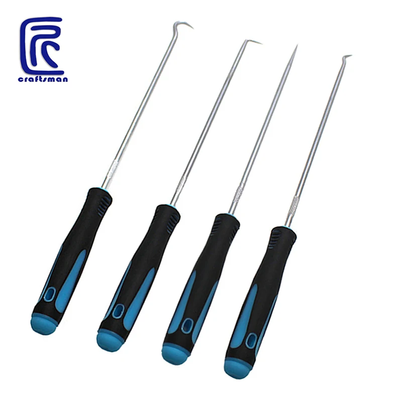 4Pcs/Set Durable Automotive Car Hook Oil Seal O-Ring Seal Remover Hand Tools Kit Scraper Remove Tool Driver
