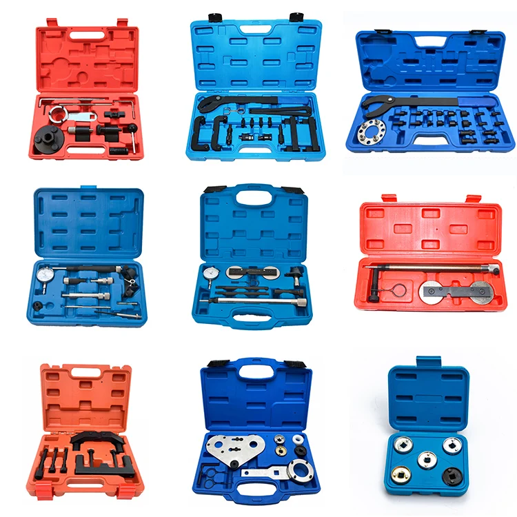 13pcs Camshaft Crankshaft Alignment Timing Locking Tool for Volvo 850 960 S40 S70 S90 Heavy Duty Steel Construction